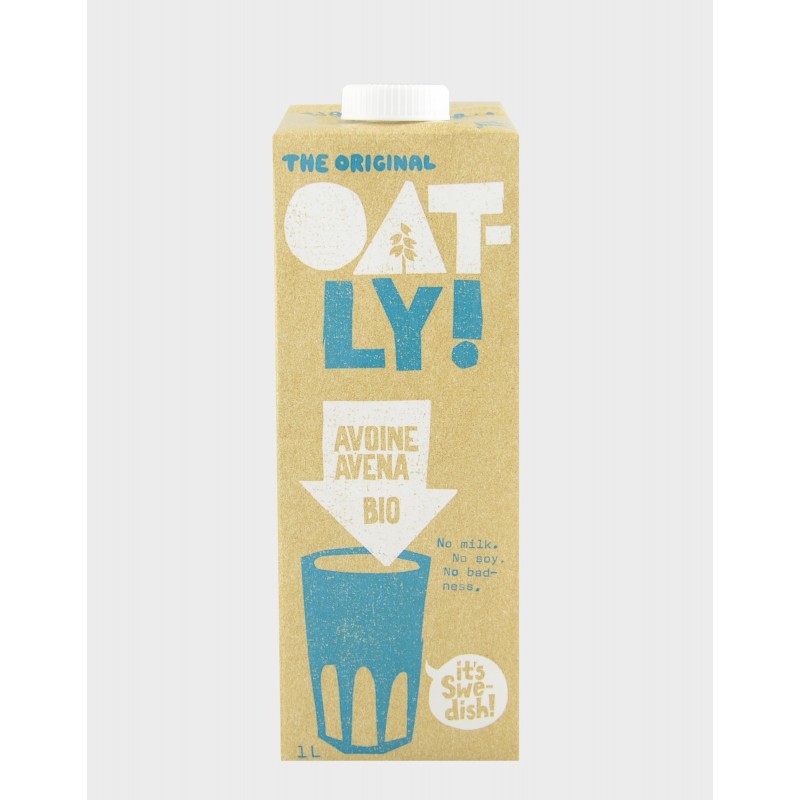 BEBIDA AVENA CALCIO OATLY BIO, 1 L