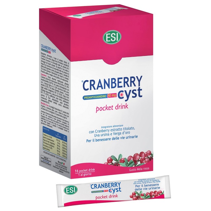 CRANBERRY CYST POCKET DRINK ESI