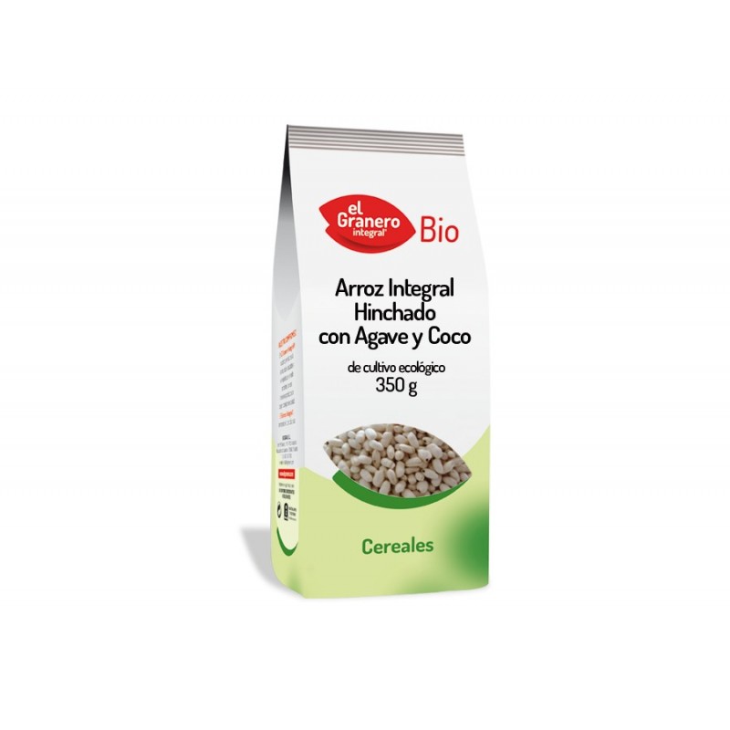 ARROZ INTEGRAL HINCHADO CON AGAVE Y COCO BIO 350g