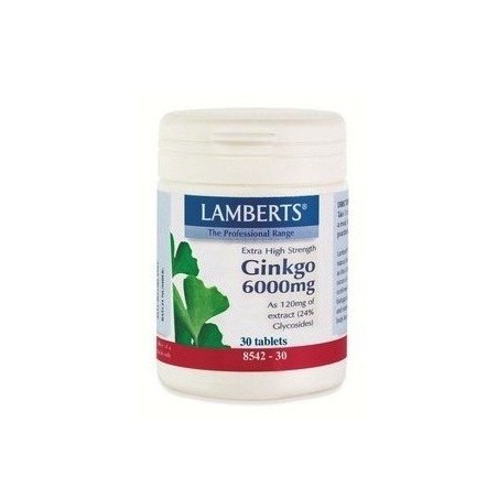 GINKGO BILOBA 6.000 mg · LAMBERTS