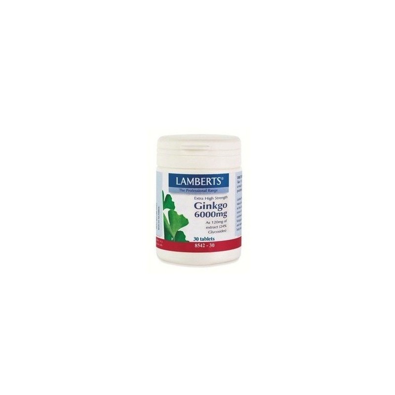GINKGO BILOBA 6.000 mg · LAMBERTS