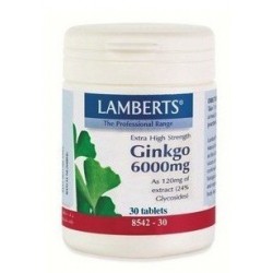 GINKGO BILOBA 6.000 mg · LAMBERTS