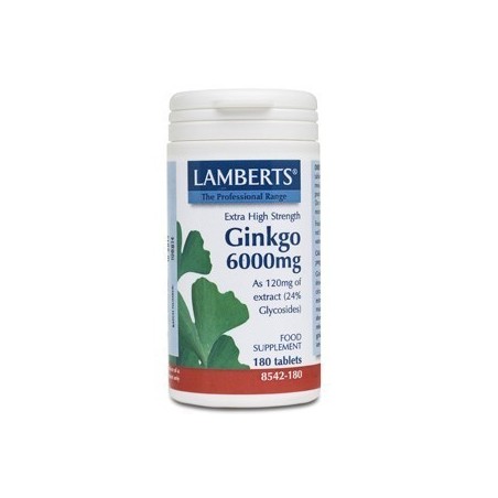GINKGO BILOBA 6.000 mg · LAMBERTS