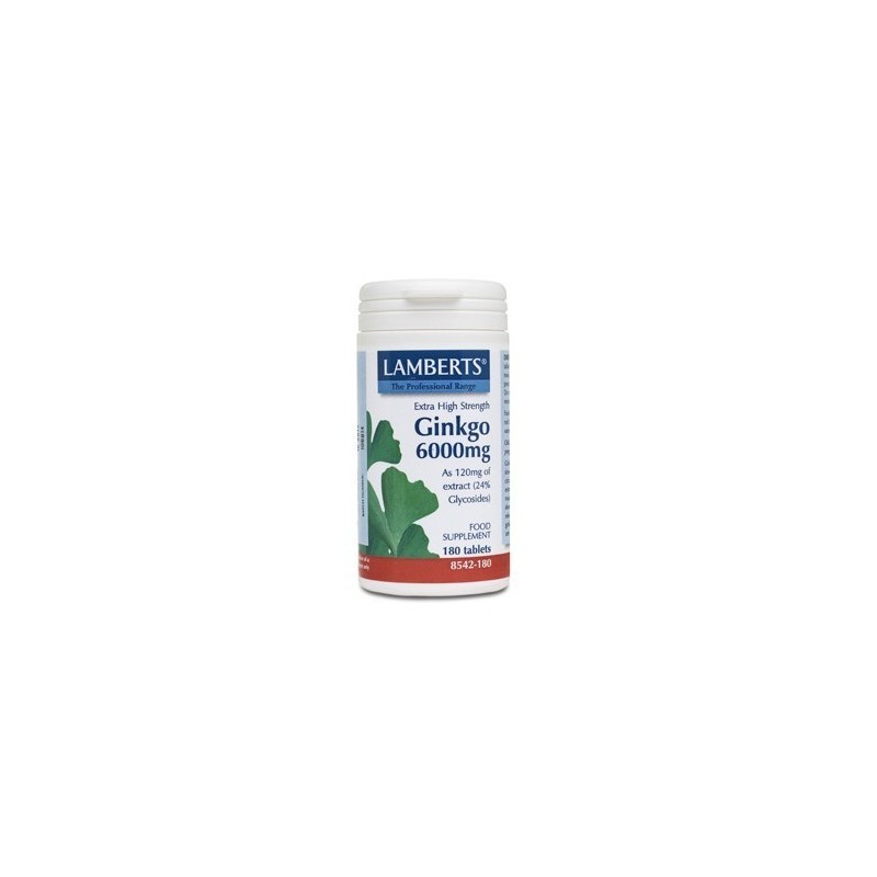 GINKGO BILOBA 6.000 mg · LAMBERTS