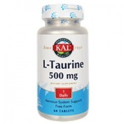 L-TAURINA 500MG KAL SOLARAY