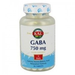 GABA 750mg 90 comprimidos Kal